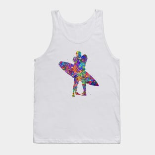 Surfer couple Tank Top